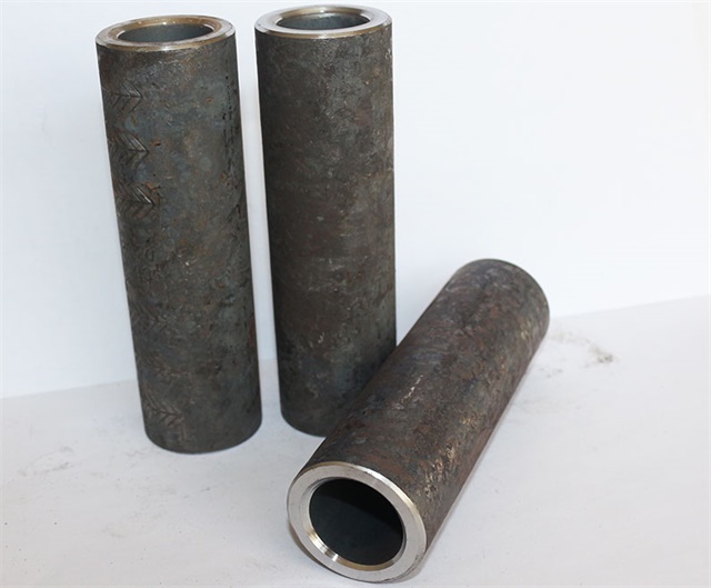 黄埔冷挤压钢筋套筒应该怎么样激光打标